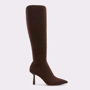 Aldo Brown Helagan Knee High Fabric Boot